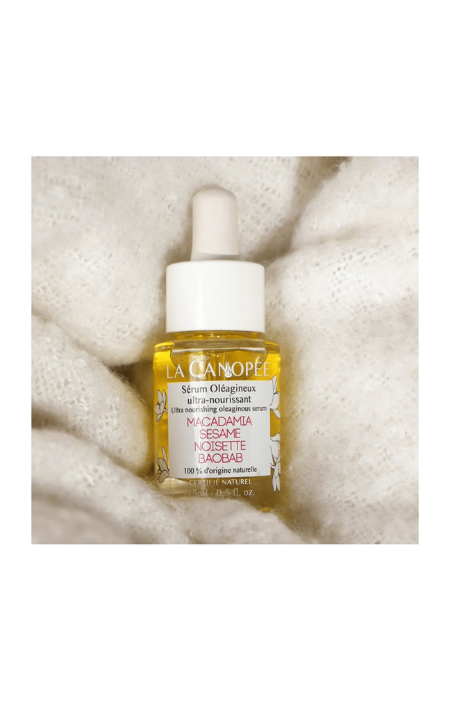 Sérum ultra-nourrissant - Macadamia, noisette, sésame & baobab - Peaux sèches & sensibles - 15 ml