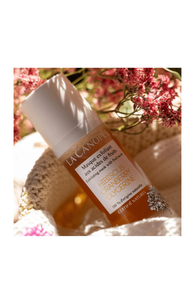 Masque exfoliant - Hibiscus, cranberry & glycérine - Visage