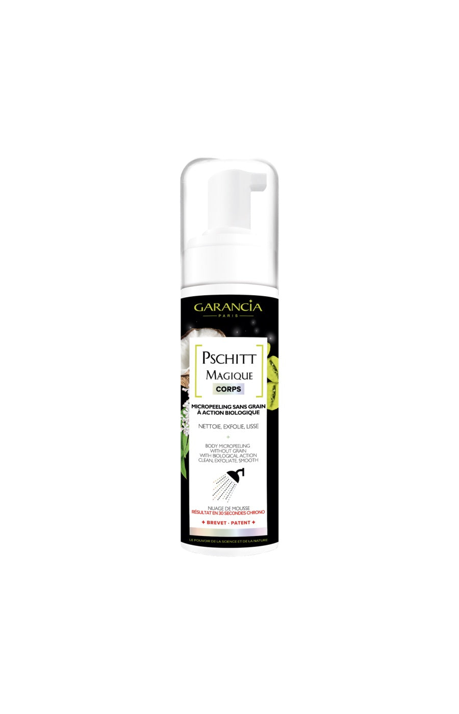 Nettoyant micropeeling sans grain à action biologique - Pschitt Magique - Corps - 200 ml