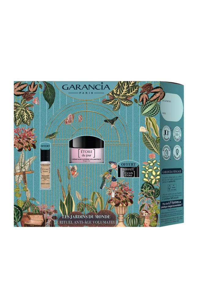 Coffret rituel anti-âge volumateur - Les Jardins du Monde - Visage - 3 produits
