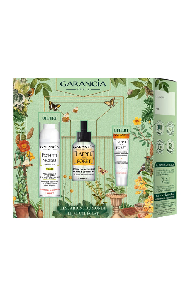 Coffret rituel éclat - Les Jardins du Monde - Visage - 3 produits