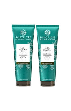 Pack gelée nettoyante bio - Magnifica - Acide salicylique - Peaux mixtes à grasses - 2 x 120 ml