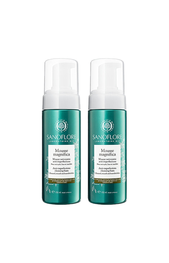 Pack mousse nettoyante anti-imperfections - Magnifica - Peaux mixtes à grasses - 2 x150 ml