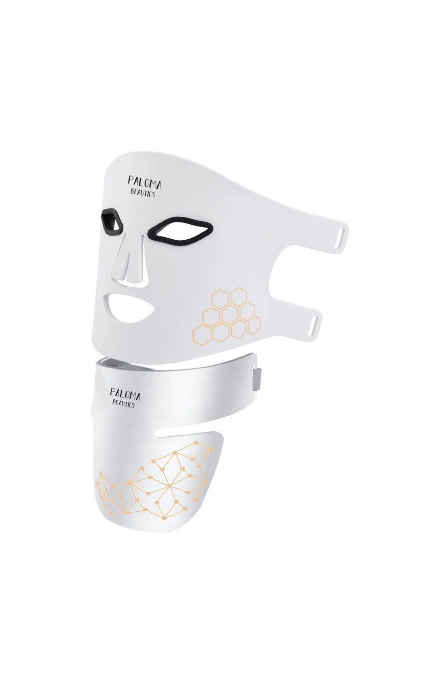 Masque LED visage & cou - Luminothérapie - Blanc