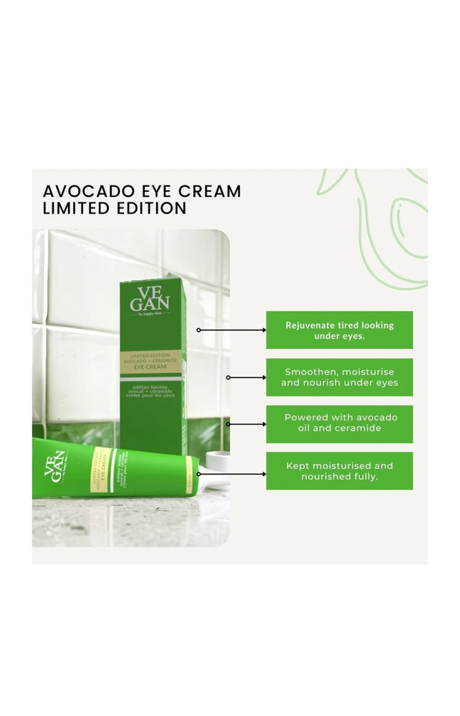 Crèmes anti-rides - Avocat & céramides - Yeux - Peaux sèches - 2 x 10 ml