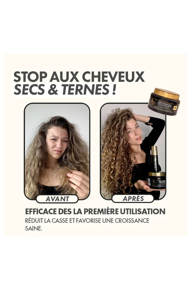 Soin profond hydratant - Cheveux ternes & cassants - Acide hyaluronique - 500 g