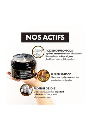 Soin profond hydratant - Cheveux ternes & cassants - Acide hyaluronique - 500 g