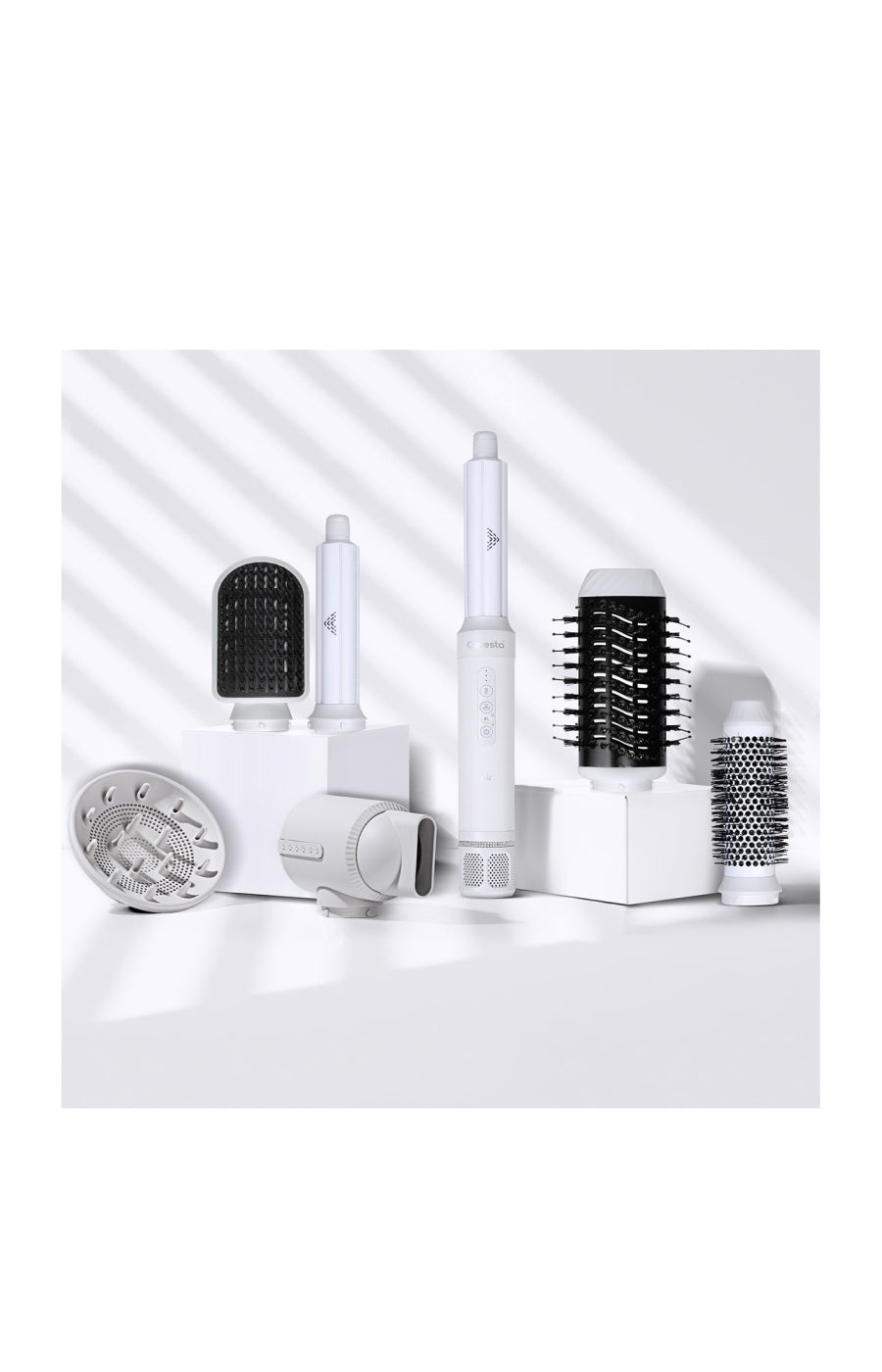 Styler & sèche-cheveux 8-en-1 - Airstyler - Blanc