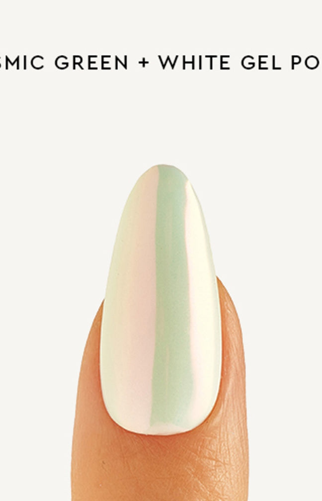 Poudre liquide chromé - Cosmic Green - 2 ml
