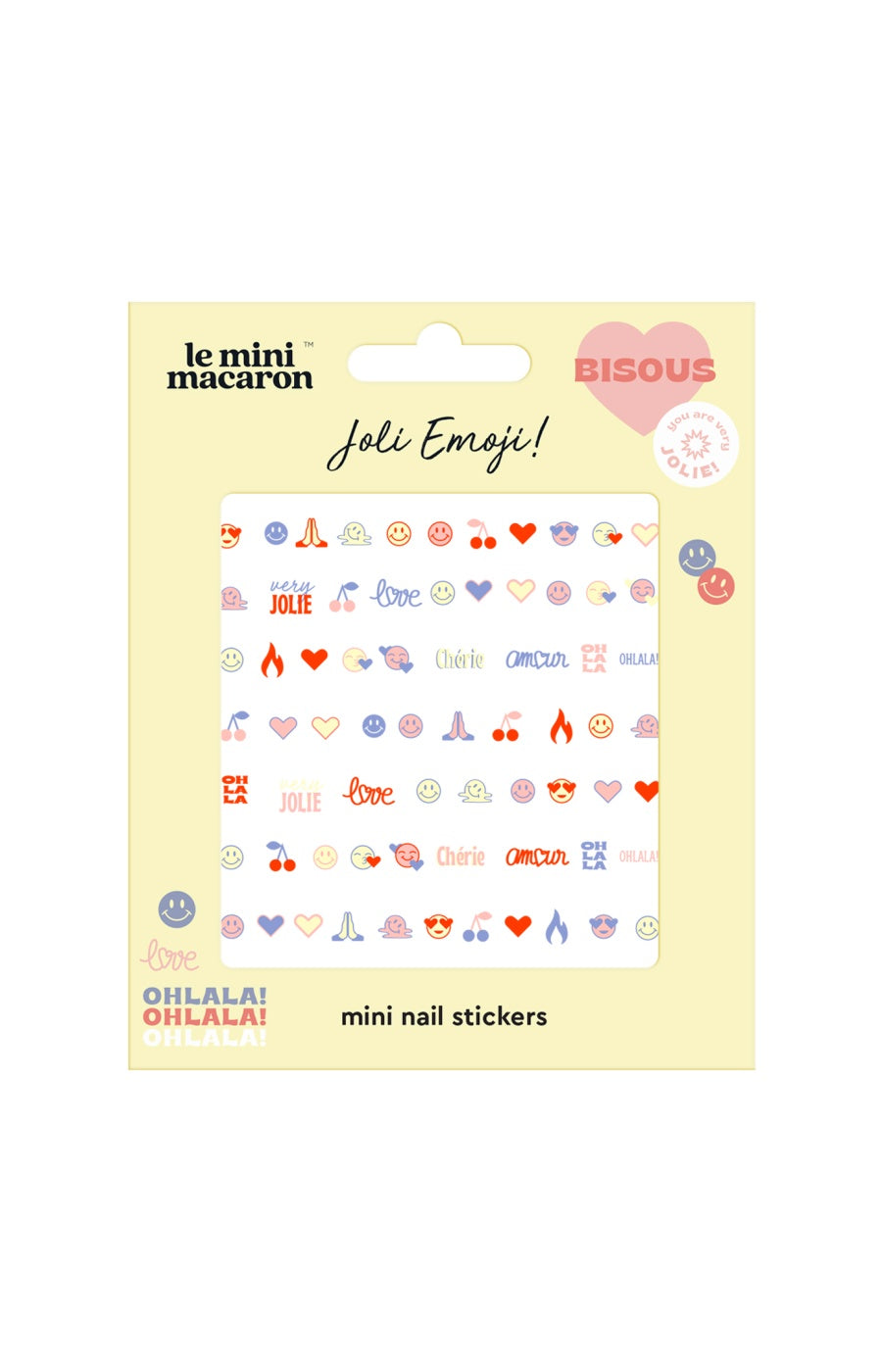 Stickers pour ongles - Joli Emoji