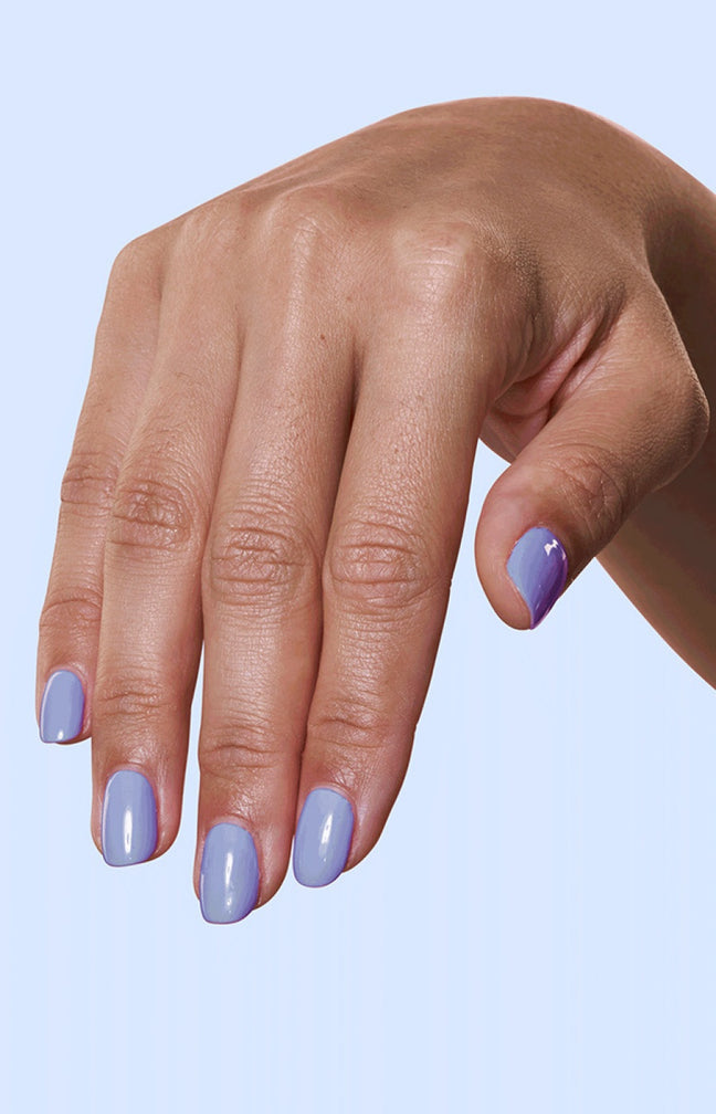 Kit de vernis semi-permanent - Fleur Bleue - 6 produits