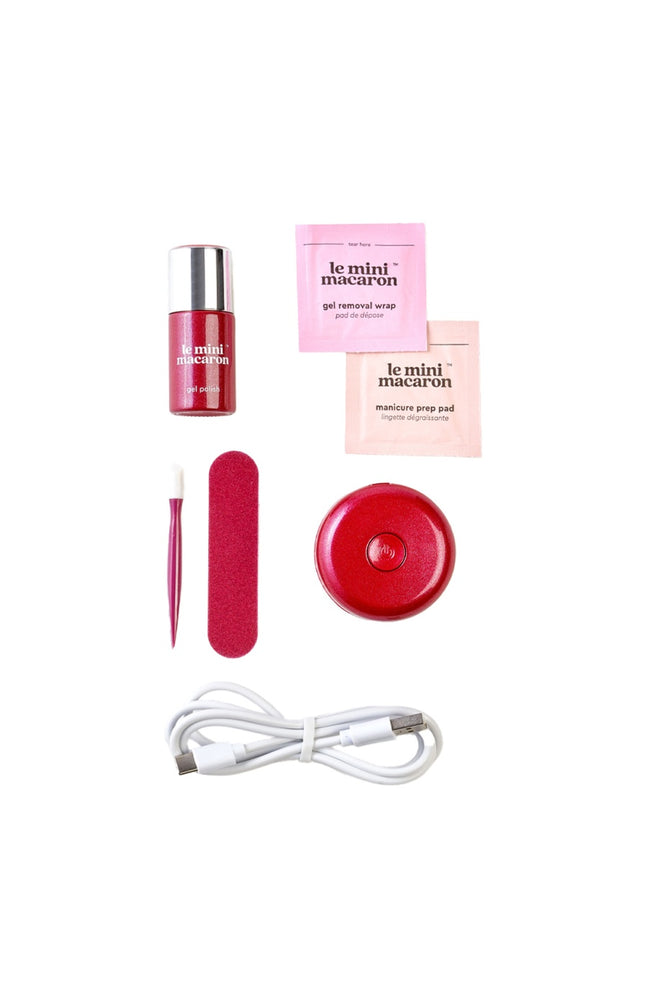 Kit de vernis semi-permanent - Ruby Red - 6 produits