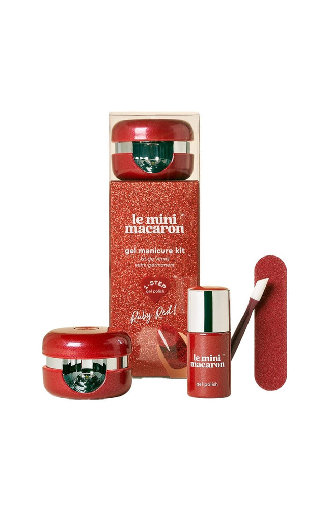 Kit de vernis semi-permanent - Ruby Red - 6 produits