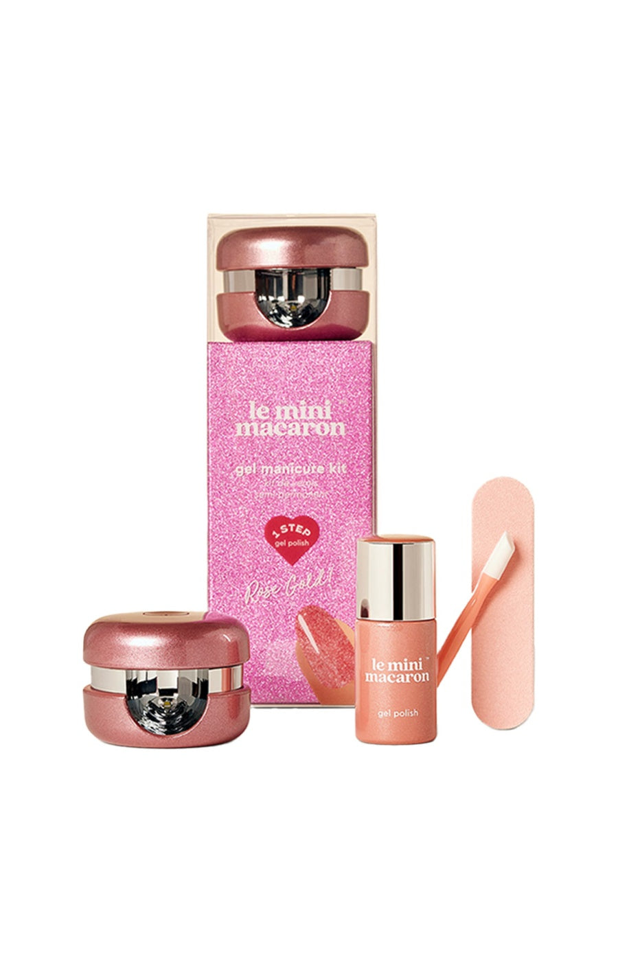 Kit de vernis semi-permanent - Rose Gold - 6 produits
