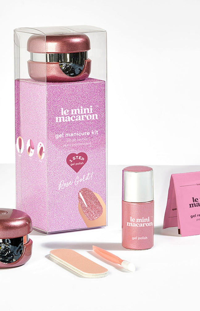Kit de vernis semi-permanent - Rose Gold - 6 produits