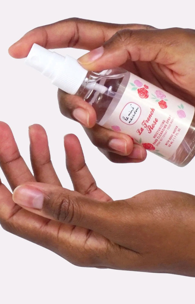 Spray nettoyant mains - La french rose