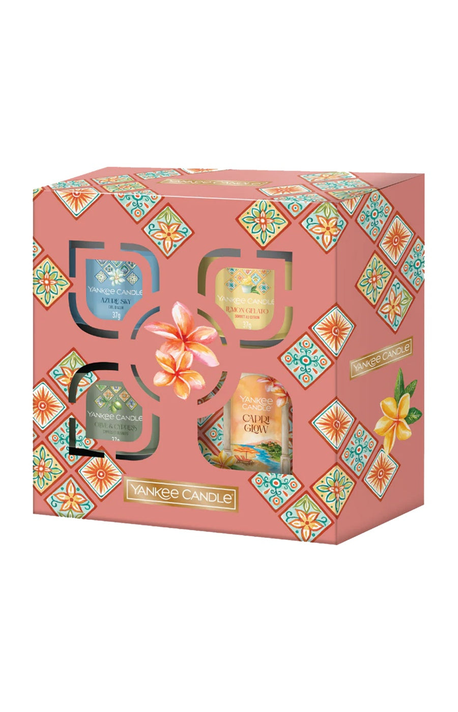 Coffret bougies - 3 votives & 1 petite bougie