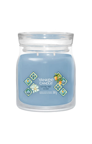 Bougie signature jarre - Ciel d'azur - Modèle medium - 368 g