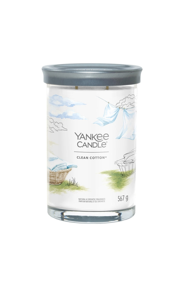 Bougie signature gobelet - Coton frais - Grand modèle - 567 g