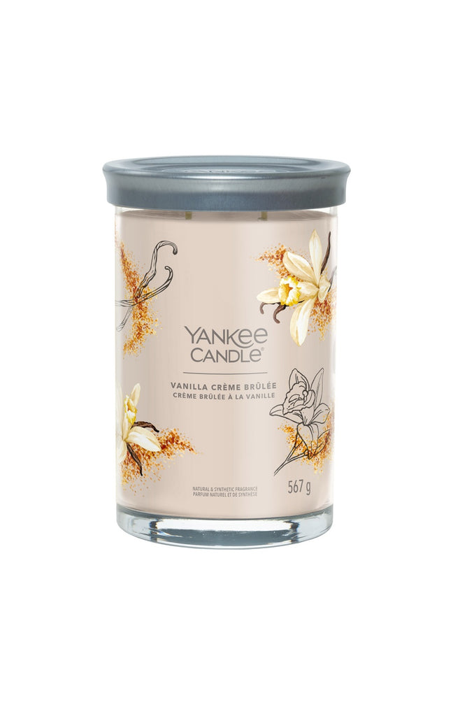 Bougie signature gobelet - Crème brulée à la vanille - Grand modèle - 567 g