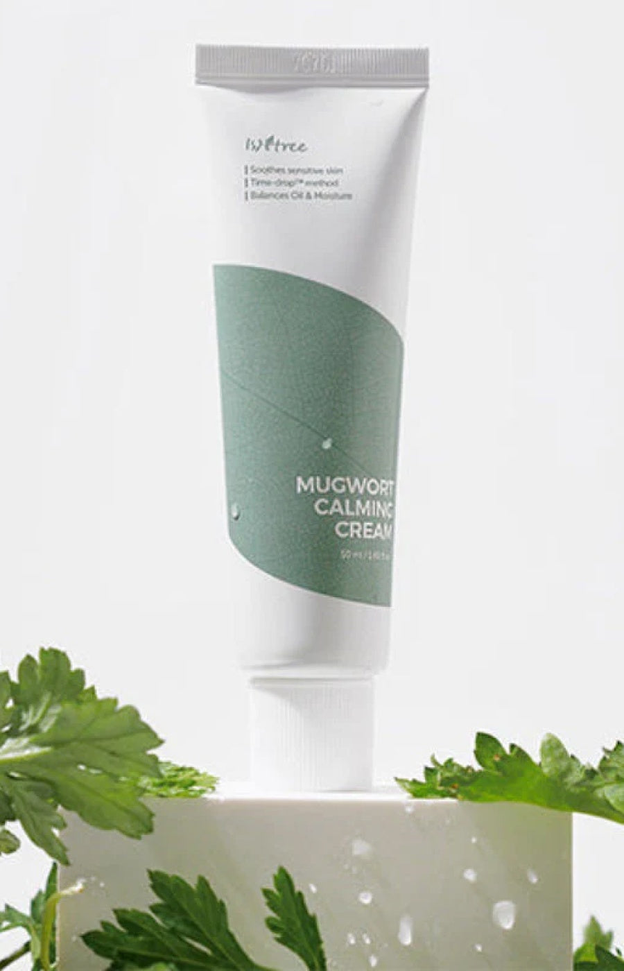 Isntree - Crème hydratante - Armoise - Peaux sensibles & à imperfections - 50 ml