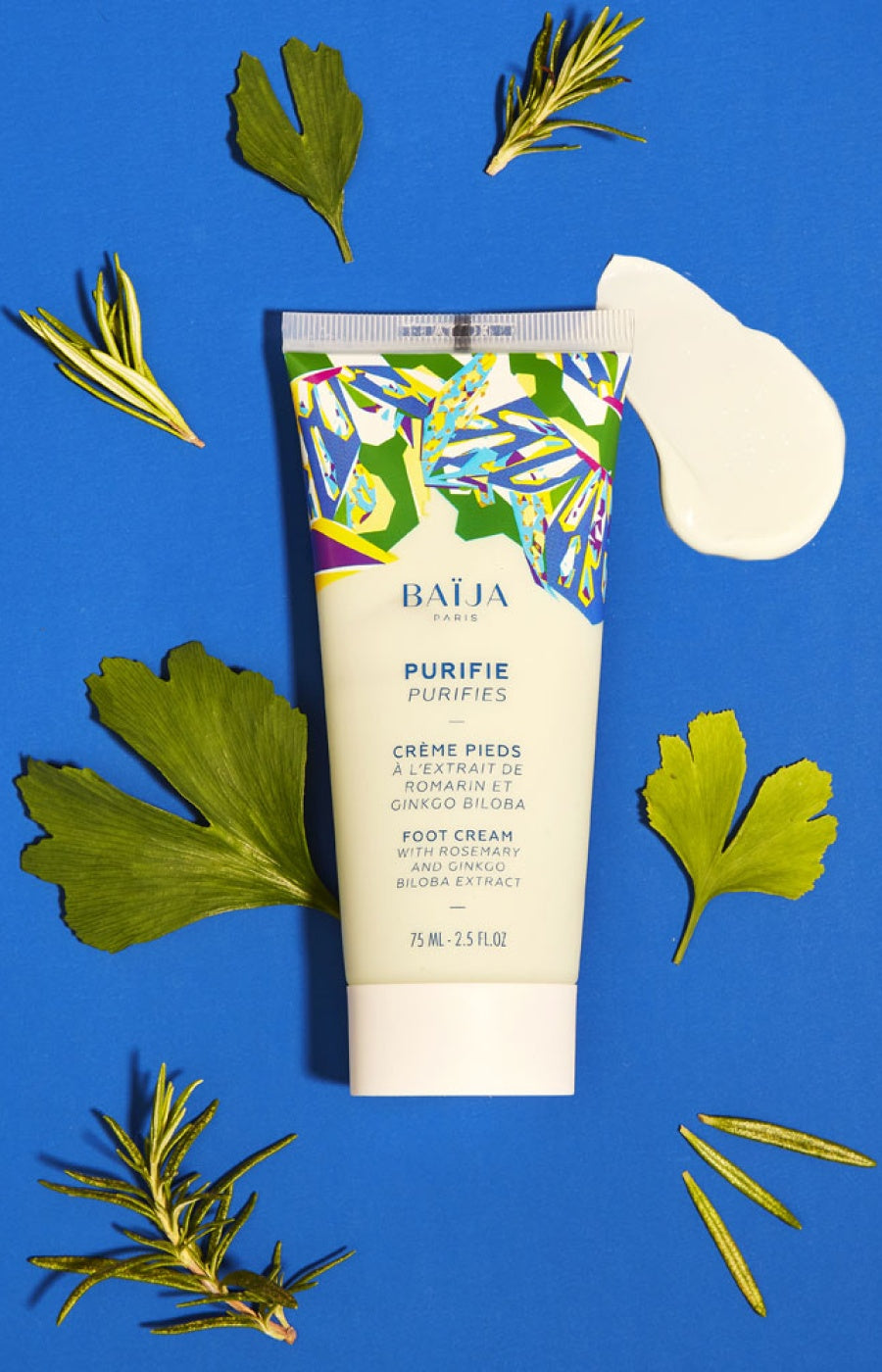 Crème pieds purifiante - Romarin & Ginkgo Biloba - 75 ml