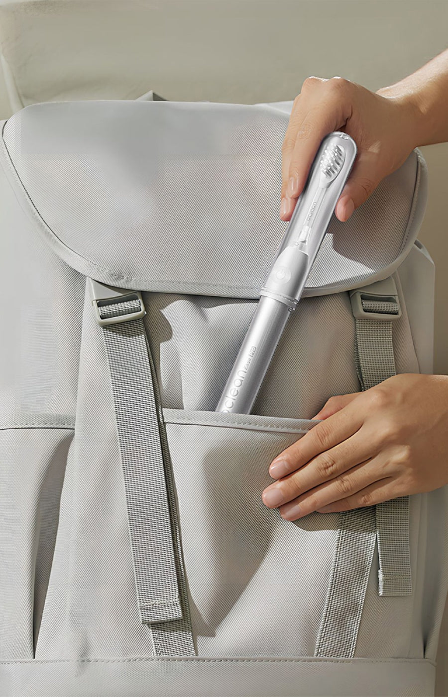 Set brosse à dents électrique & accessoires - Ease Pro - Argenté