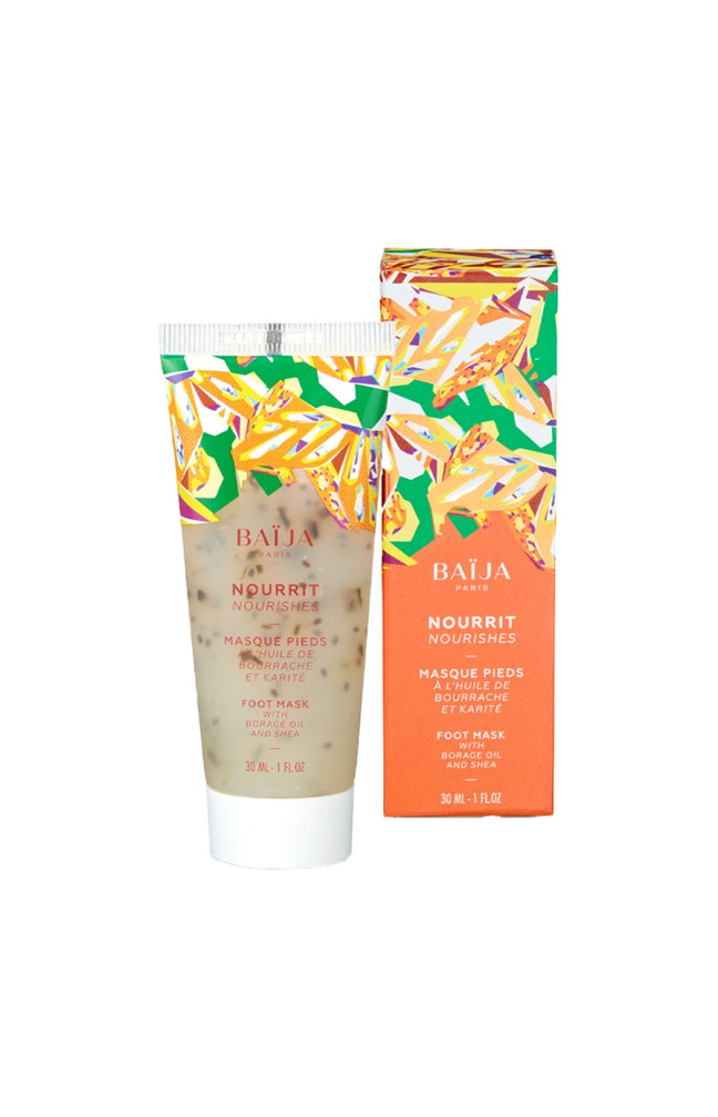 Masque pieds nourrissant - Huile de bourrache & beurre de karité - 30 ml