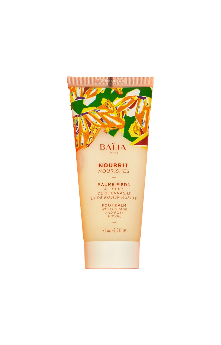 Baume pieds nourrissant - Huiles de Bourrache & Rosier muscat - 75 ml