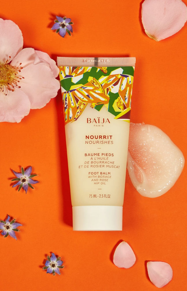 Baume pieds nourrissant - Huiles de Bourrache & Rosier muscat - 75 ml