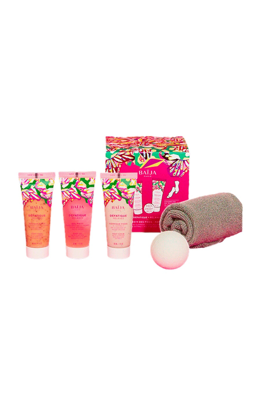 Coffret pieds défatigant - Guarana & Vigne rouge - 5 produits