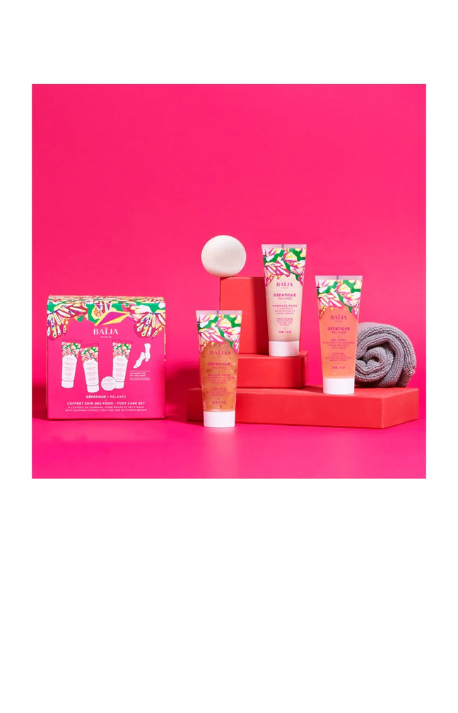Coffret pieds défatigant - Guarana & Vigne rouge - 5 produits