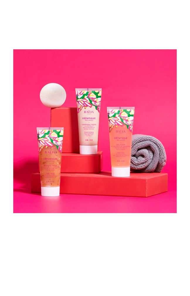 Coffret pieds défatigant - Guarana & Vigne rouge - 5 produits