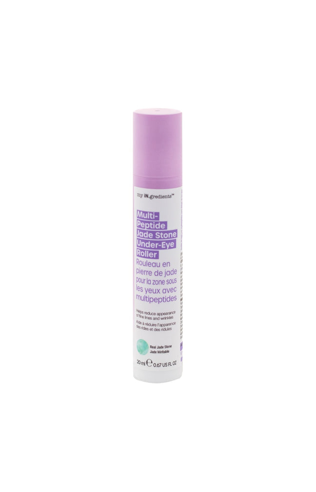 Roller en pierre de jade - Multi-peptides - Yeux - 20ml
