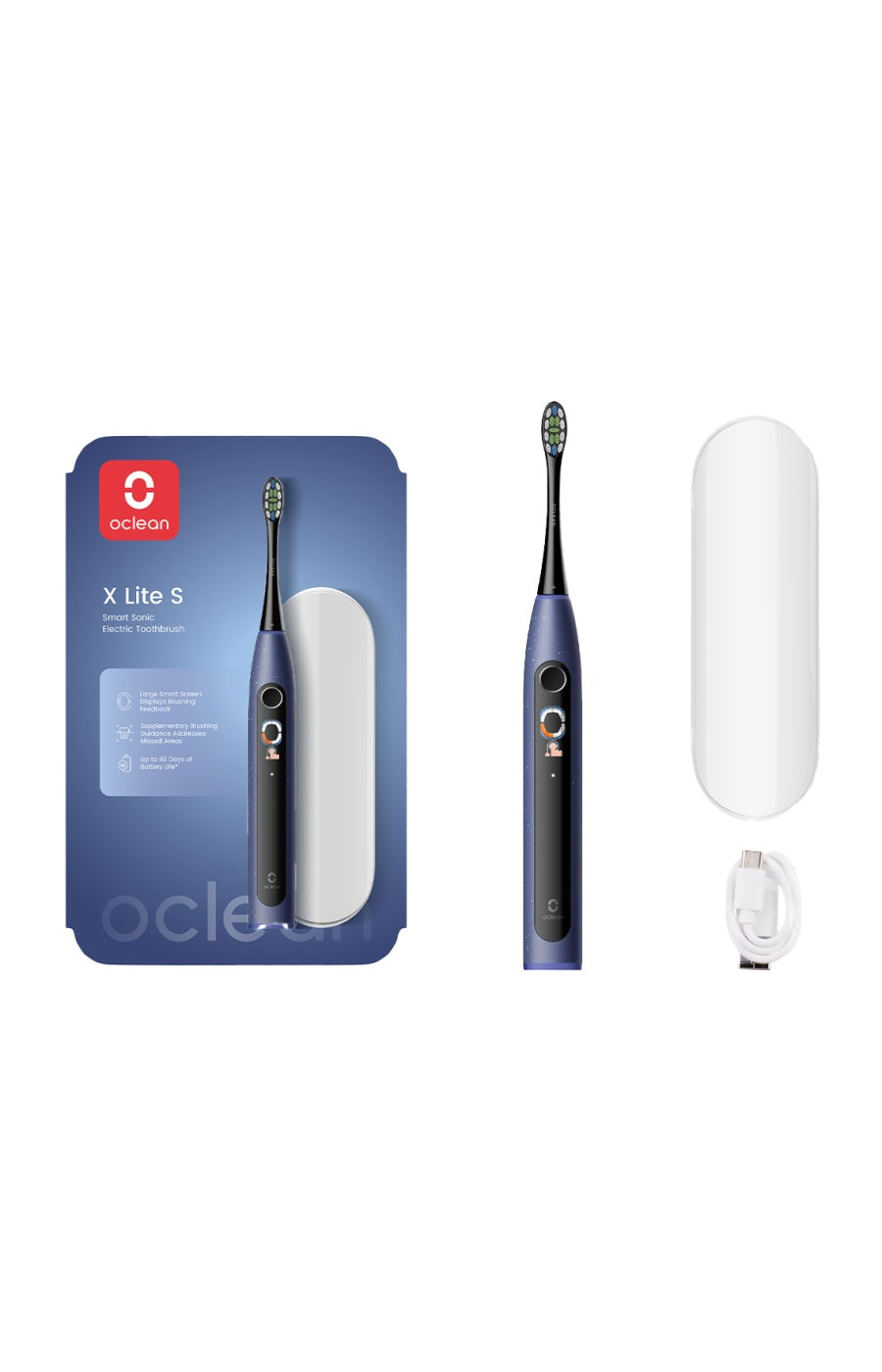 Set brosse à dents électrique & accessoires -  X Lite - Bleu nuit