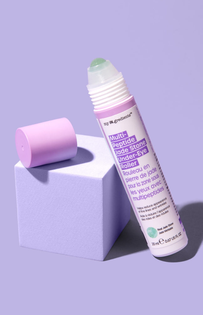 Roller en pierre de jade - Multi-peptides - Yeux - 20ml