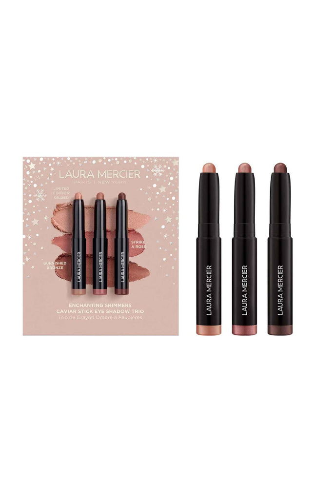 Coffret de 3 ombres à paupières stick - Caviar - Enchanting Shimmers