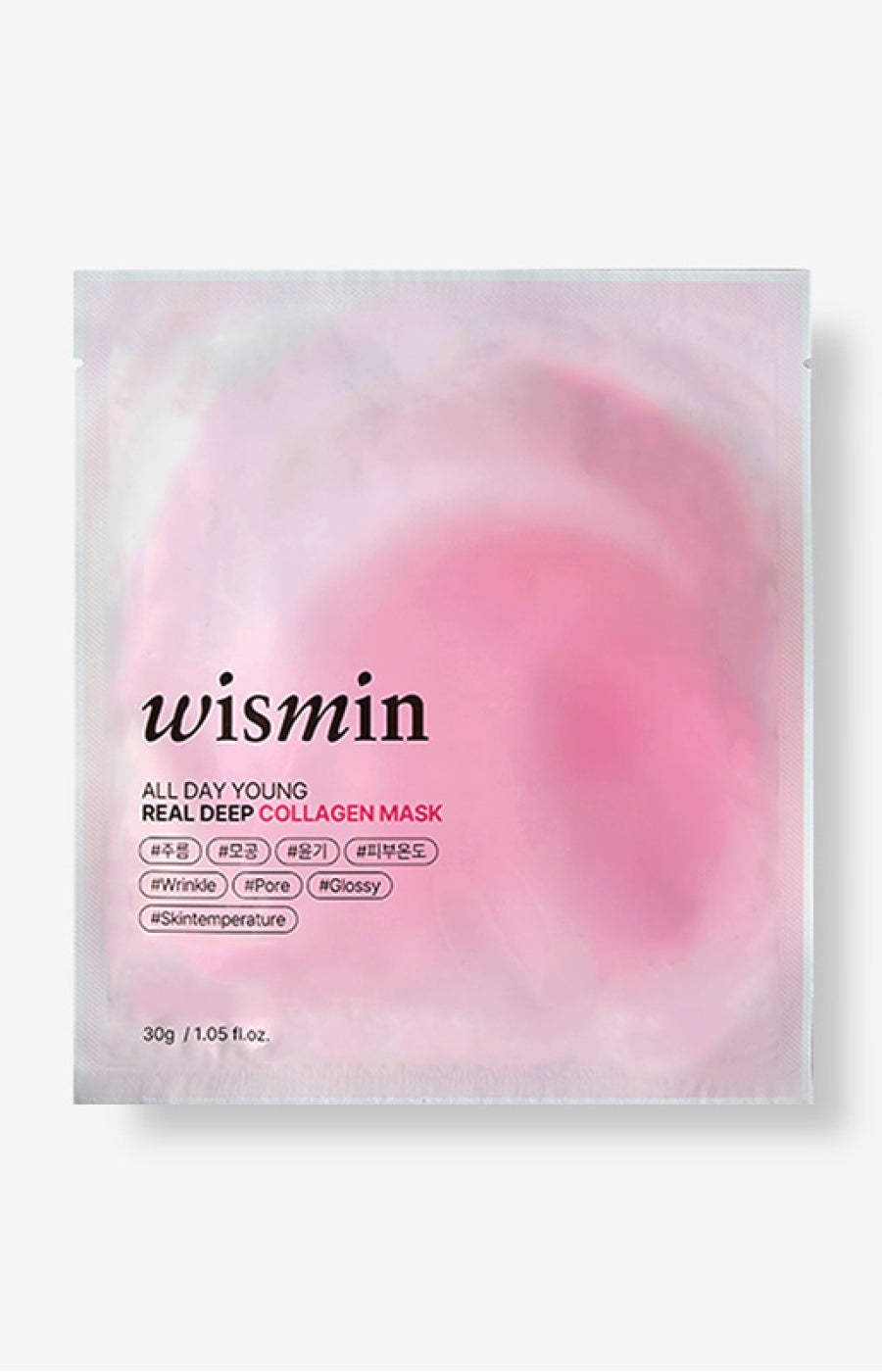 Wismin - Masque hydratant - Collagène - Visage - 4 unités