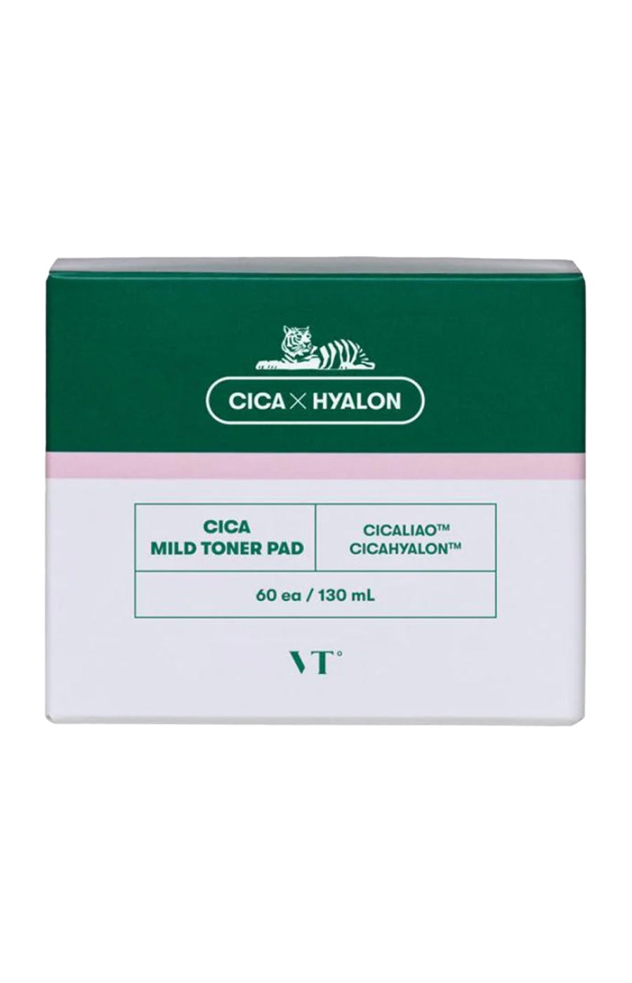 Vt Comsetics - Disques tonifiants exfoliants - Cica Mild Toner Pad - Visage - 60 pièces