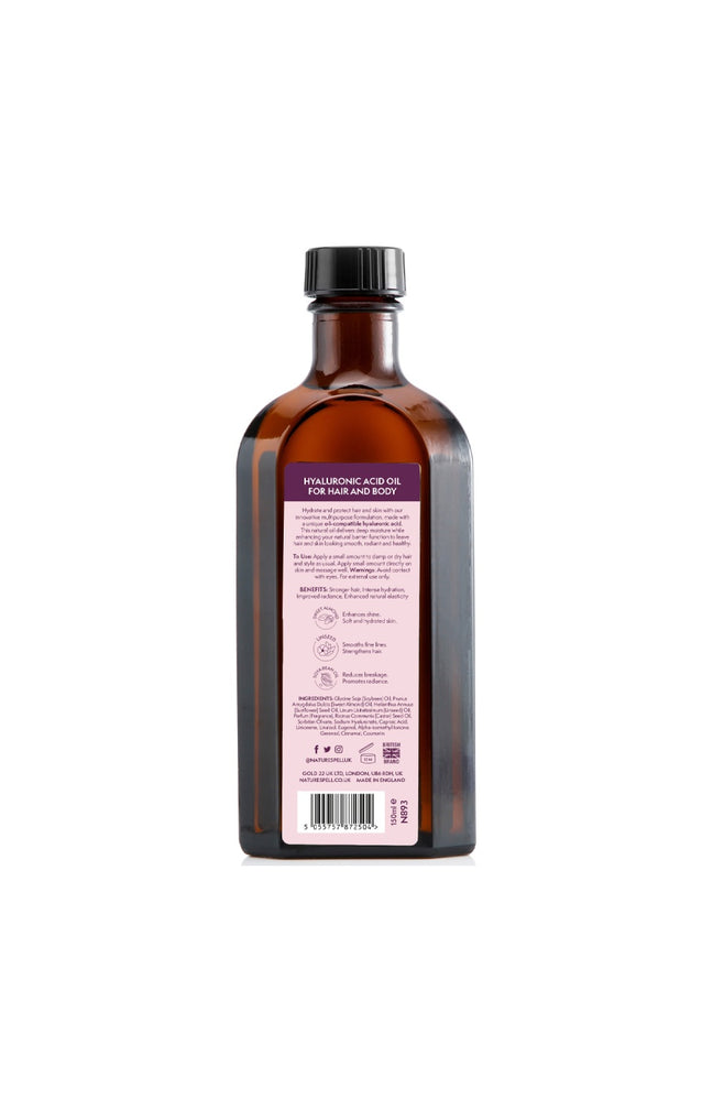Huile hydratante - Acide hyaluronique - Corps & cheveux - 150 ml