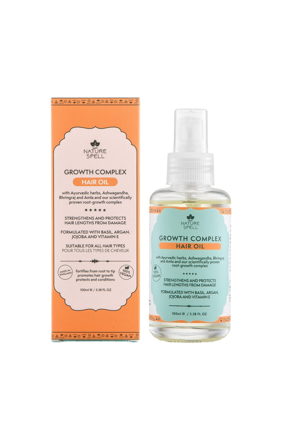 Huile capillaire fortifiante - Pousse des cheveux - 100 ml