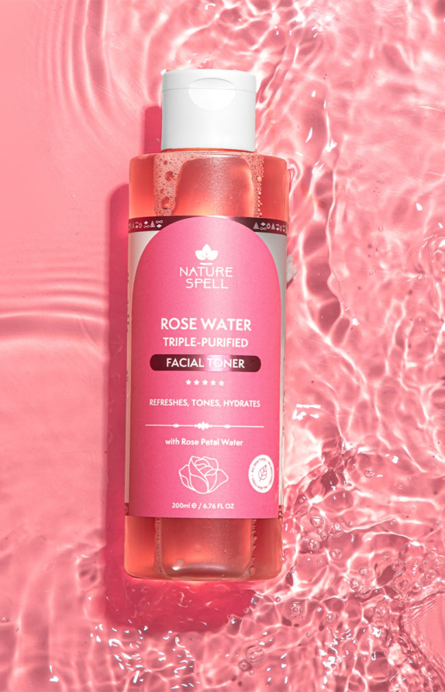 Lotion tonique hydratante - Eau de rose - 200 ml