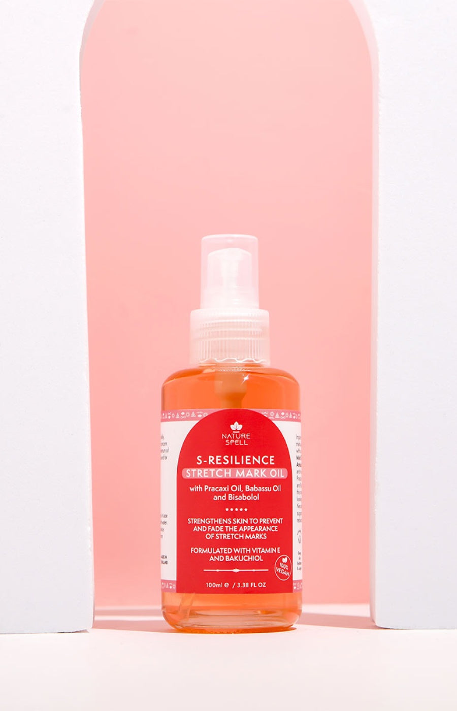 Huile anti-vergetures - Vitamine E - Corps - 100 ml