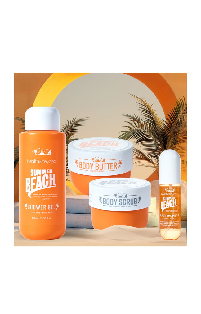Routine complète - Sunset Beach - Vanille - Corps - 4 produits