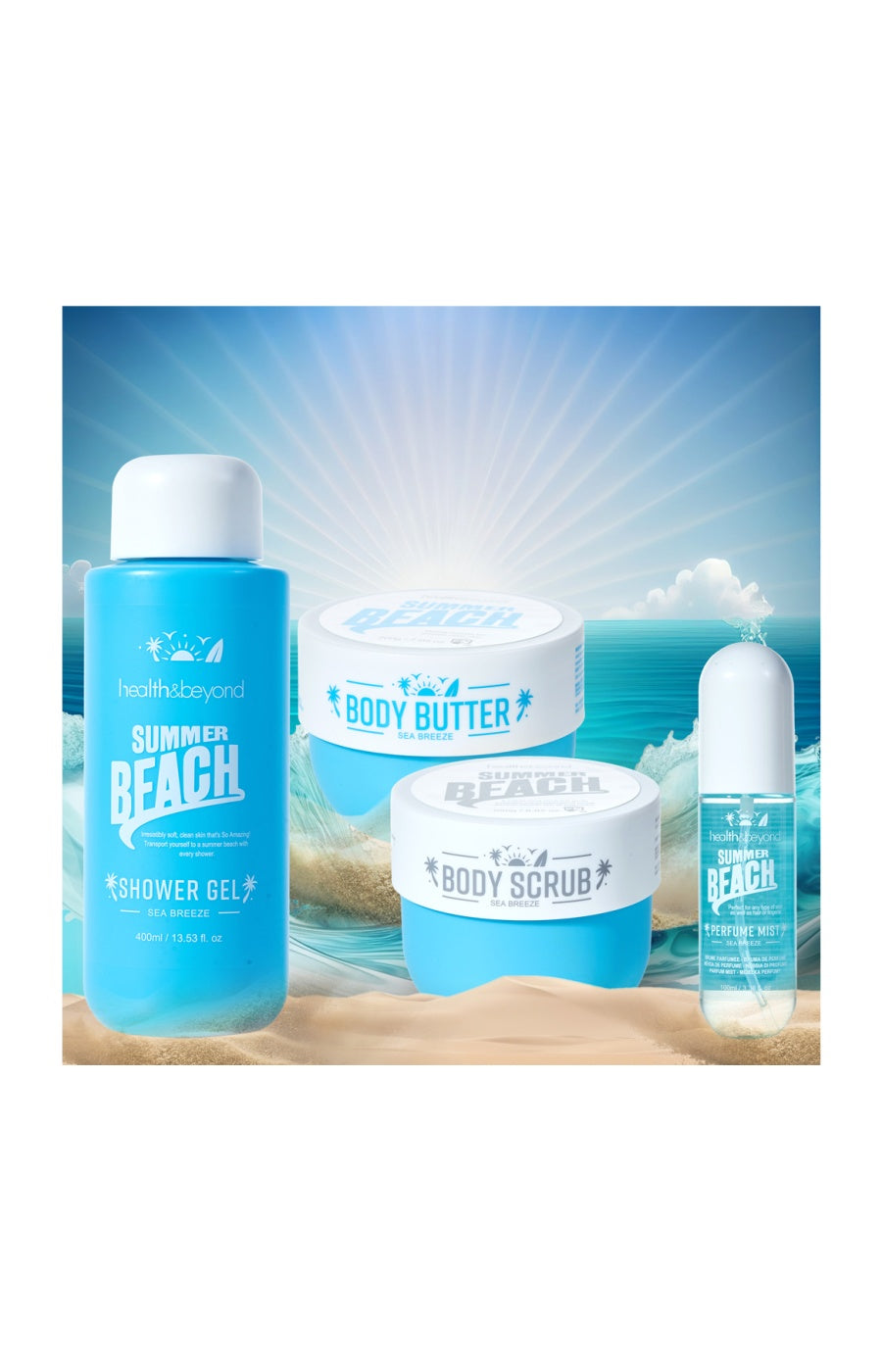 Routine complète - Sea Breeze - Corps - Coco - 4 produits