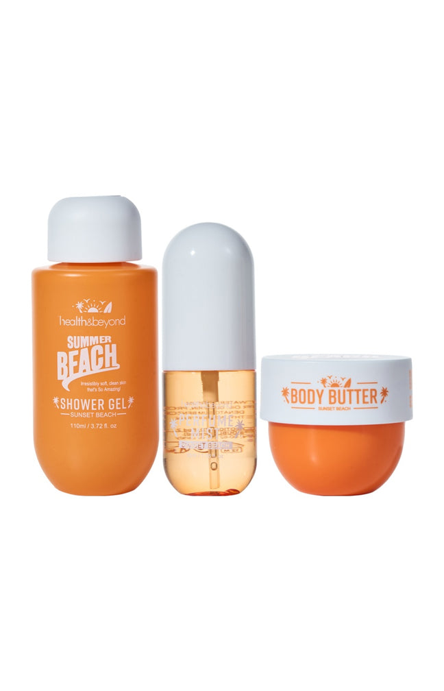 Trousse parfumée - Sunset Beach - Vanille - Corps - 3 produits