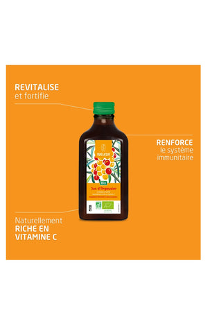Jus d'Argousier - Vitalité - 200 ml