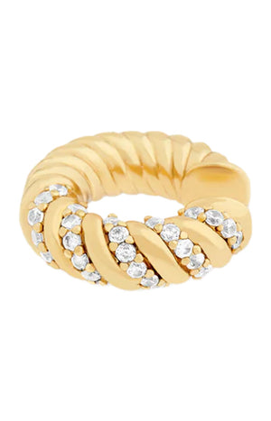 Earcuff - Sparkly Twist - Doré