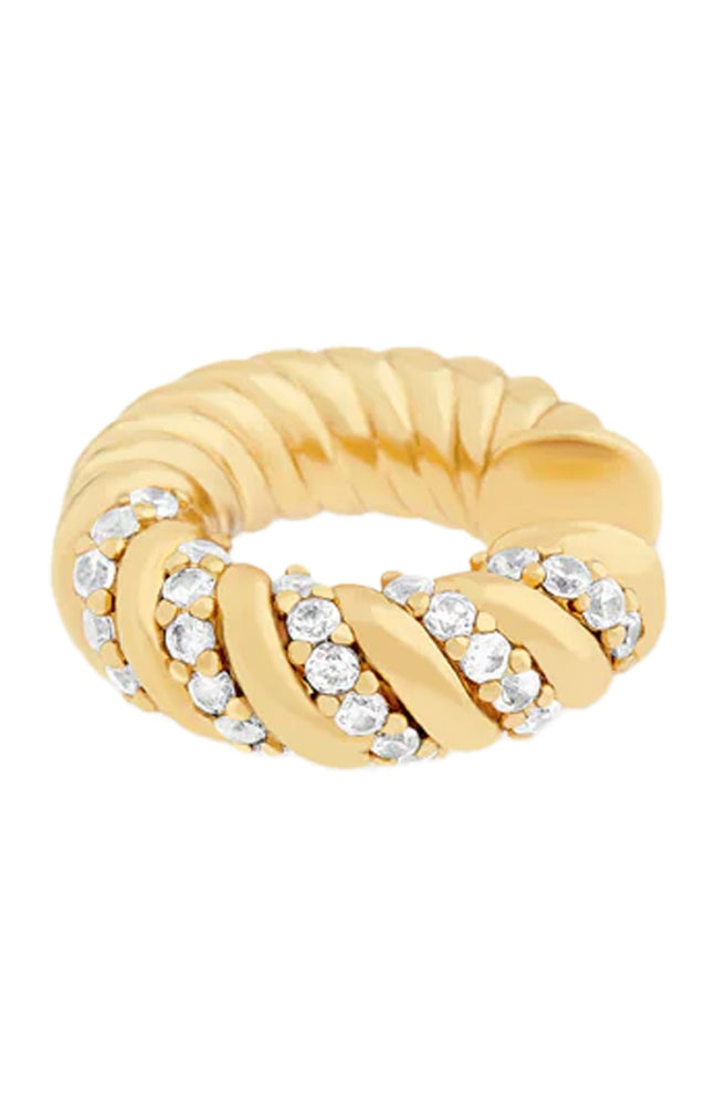 Earcuff - Sparkly Twist - Doré