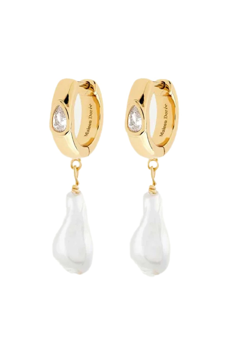 Boucles d'oreilles créoles - Aurora - Doré
